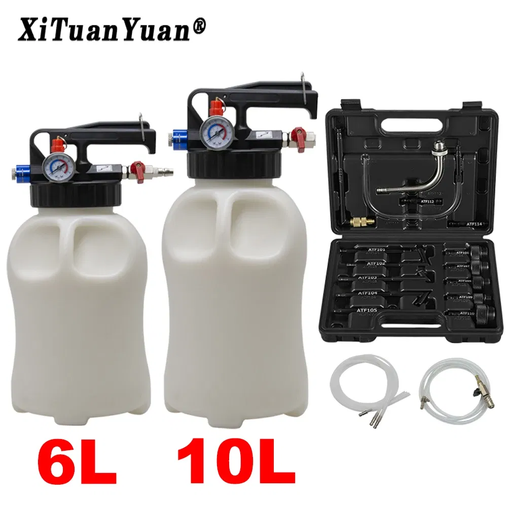 Color: Yellow, Ships From: CN - Pneumatic Transmission Oil Refilling Tool Oil Refill Filling ATF Adapters 10L /6LDispenser Pump Kit Fluid Extractor Adaptor 15Pc