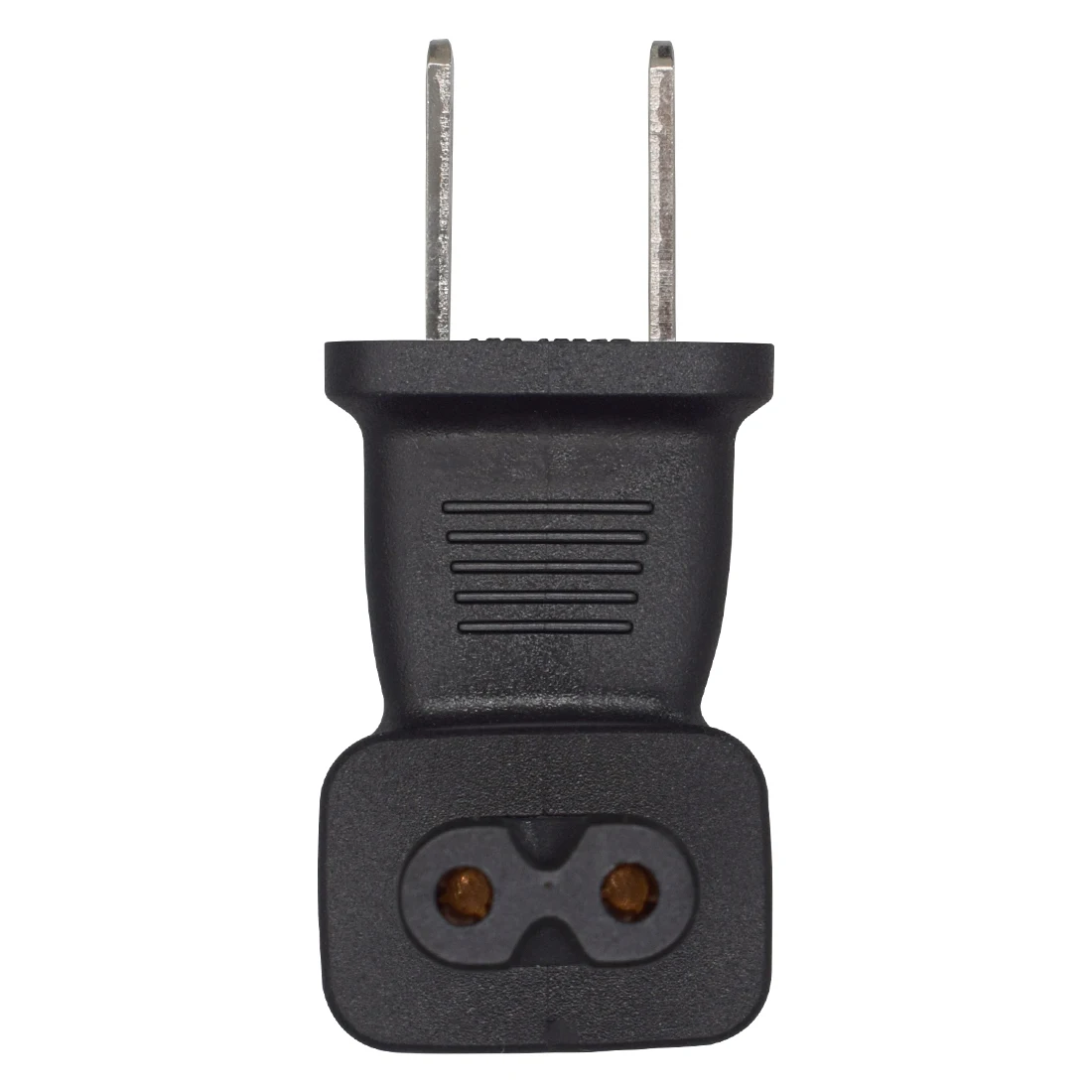 JORINDO USA 2 Pin Male to IEC 320 C7 Right Angle AC Adapter,Nema 1-15P Male to C7 Angle AC Power Adapter