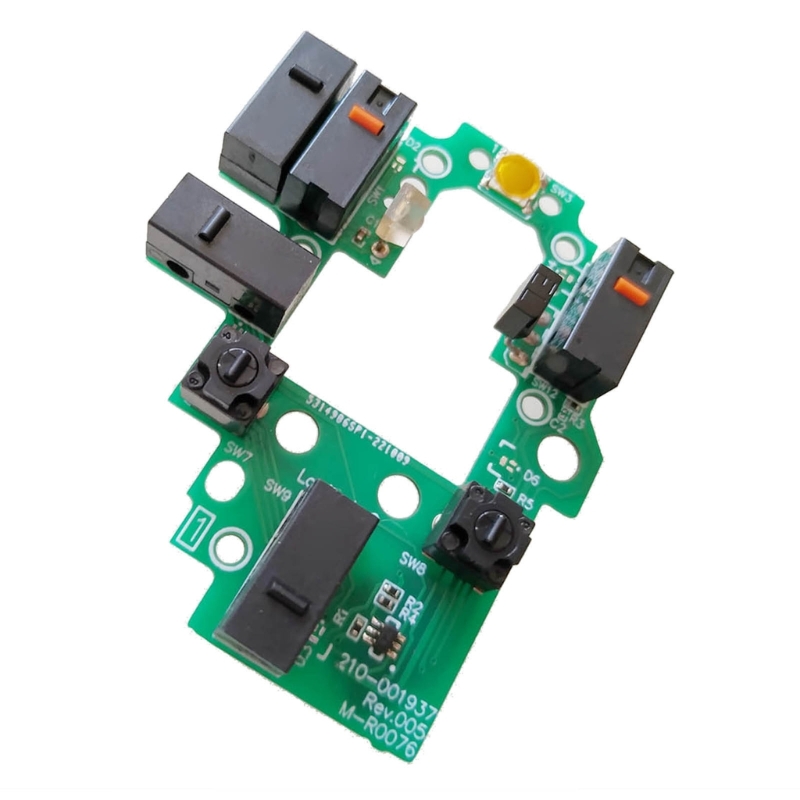 Color: Cyan - for Logitech G502 Lightspeed Wireless Mouse Repair Parts 8.0 Mouse Upper Motherboard Micro Button Key Board 594A