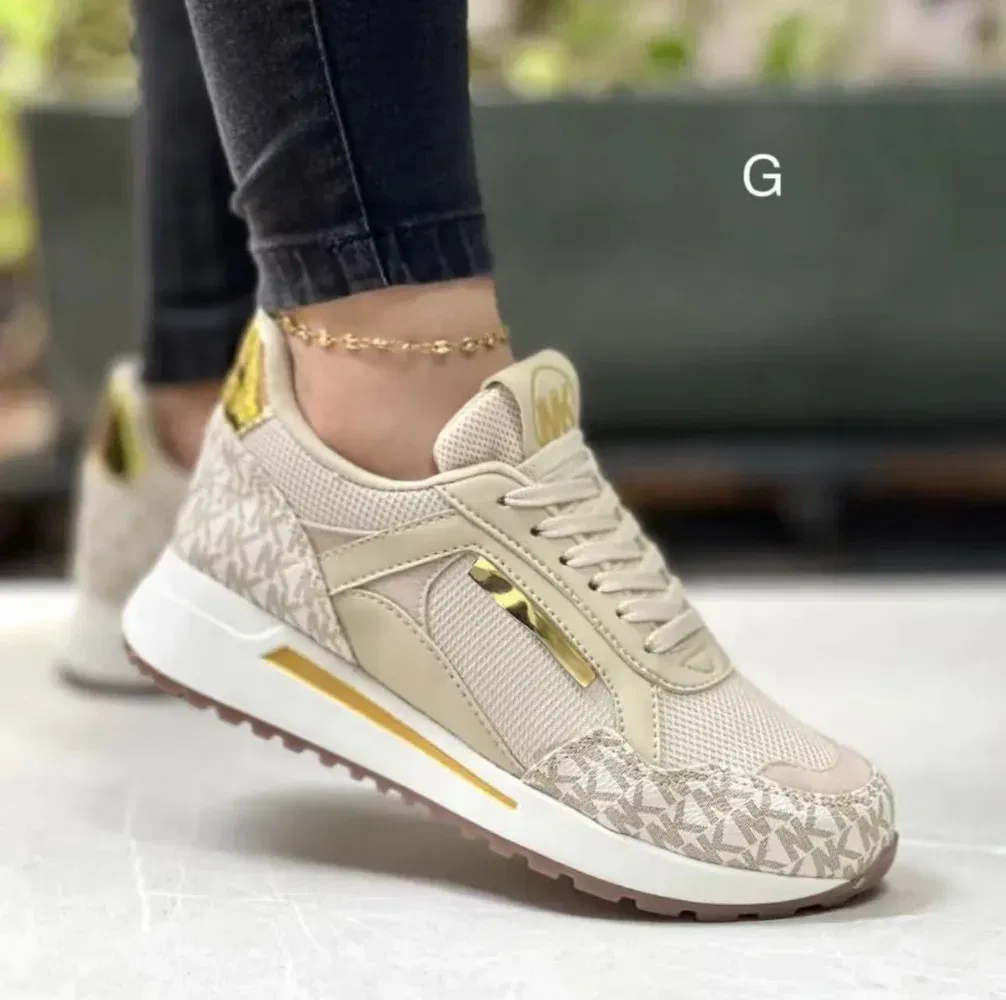 Color: GRAY, Shoe Size: 42 - 2024 Women Shoes Spring New Fashion Wedges Casual Sneakers Female Platform Black White Women's Vulcanize Shoes