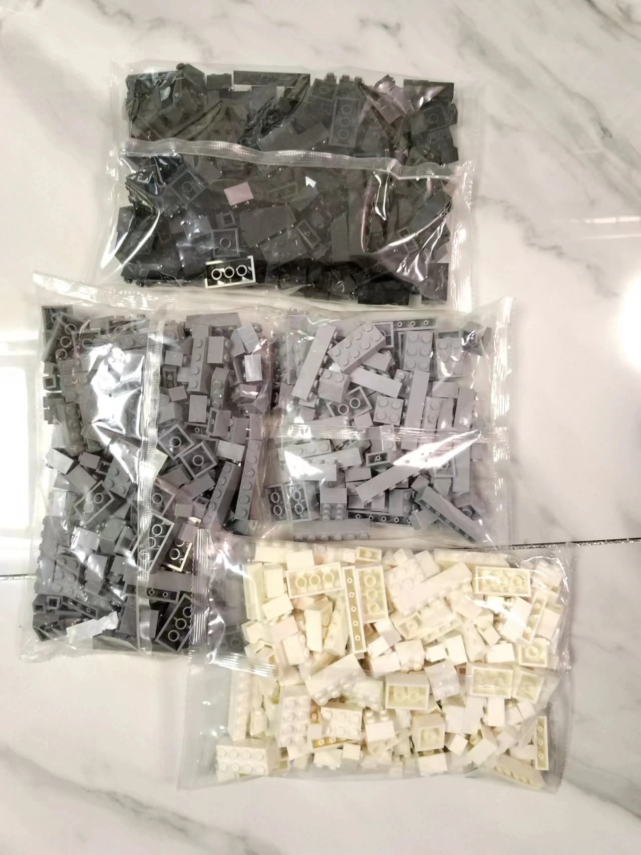 Color: DEEP BLUE - Bulk Building Blocks Large bricks 17 Single colour 260g Free assembly Compatible  LEGO Children's educational creative toys DIY