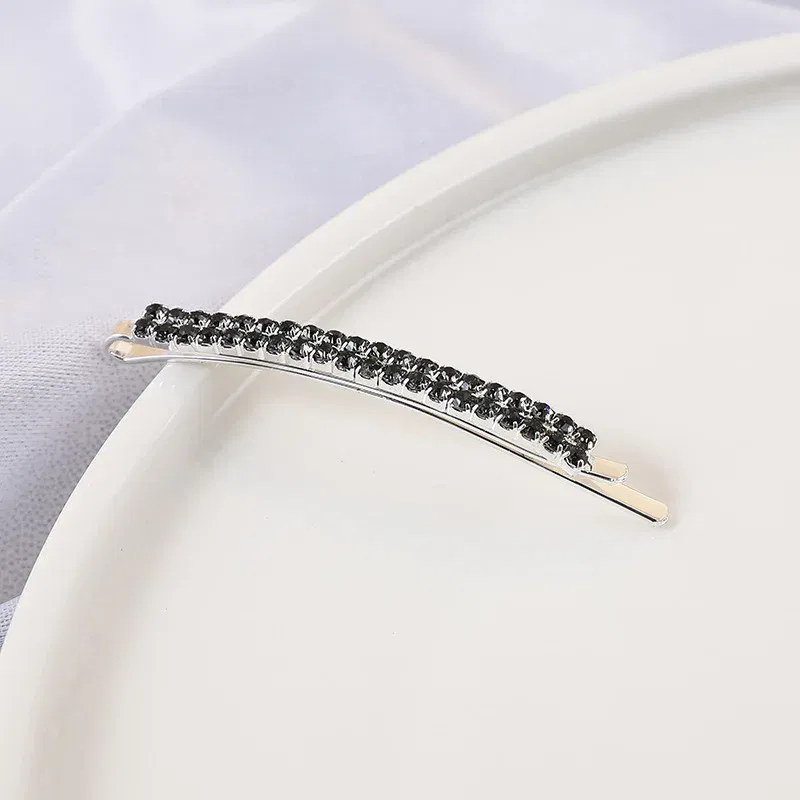 Color: Beige, Ships From: CHINA - 2020 New Elegant Rhinestone Hairpins Women Girls Hair Clips Pin Accessories Hair Ornaments Hairclip Hairgrip Barrettes Headdress