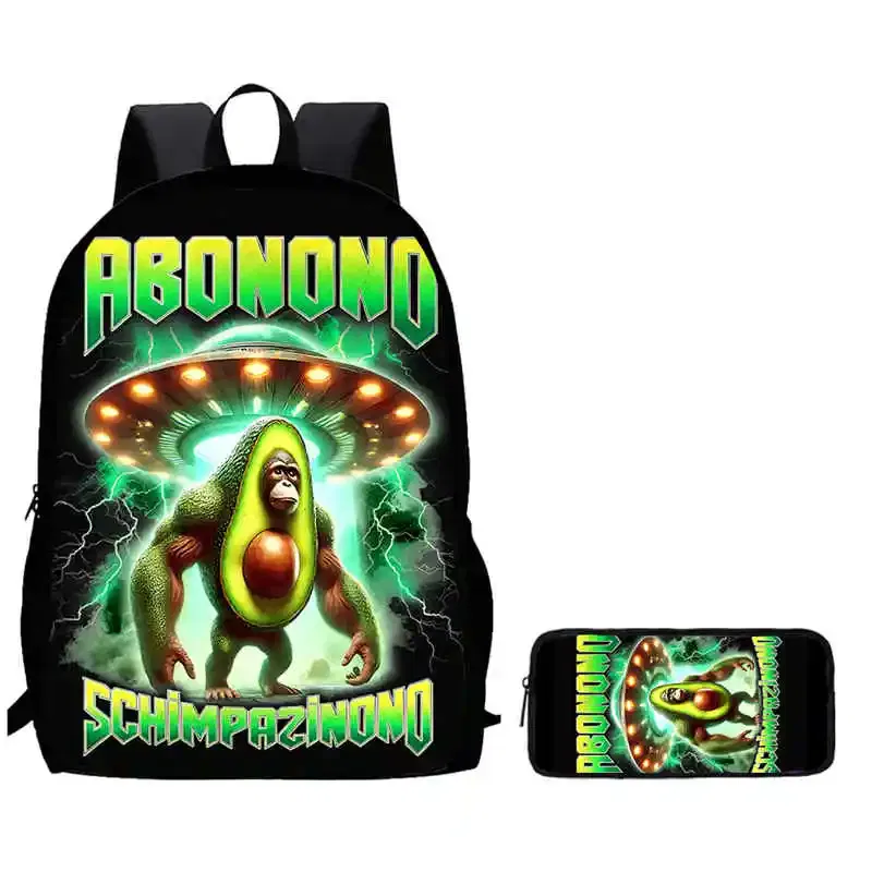 Color: green, Ships From: CHINA - 2Pcs Set School Backpack for Age 5-10,Light Weight Kids Backpack,Cartoon BrainRot Printed School Bags for Boys Girl,Best Gift