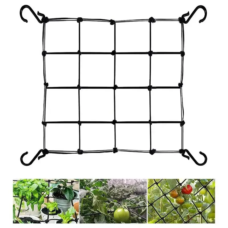 Color: grey, Ships From: CHINA - 40/50/60cm Garden Trellis Netting Heavy-Duty Garden Plant Support Net Cucumber Trellis Netting Climbing Plants Trellis