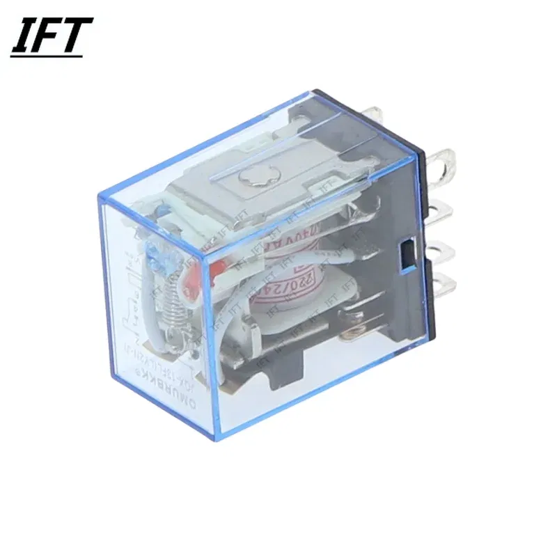 Size: M - 1Pc LY2NJ HH62P HHC68A-2Z Electronic Micro Mini Electromagnetic Relay 10A 8PIN Coil DPDT DC12V,24V AC110V 220V Hot
