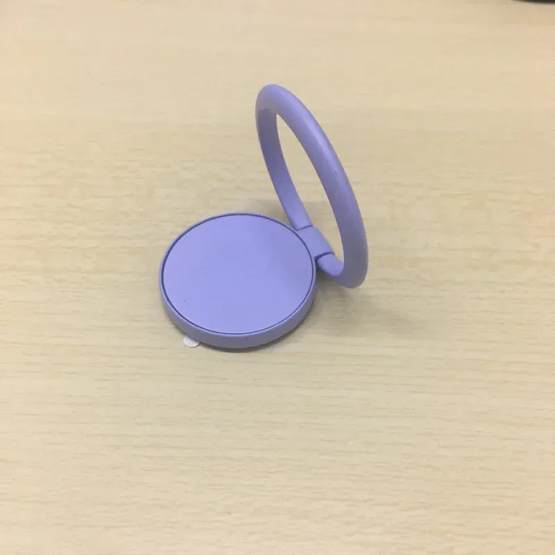 Color: Sapphire - Ring Buckle Phone Holder Stand All Metal Paint Mobile Phone Buckle  Finger Ring Phone Holder for Phone Iphone Accessories