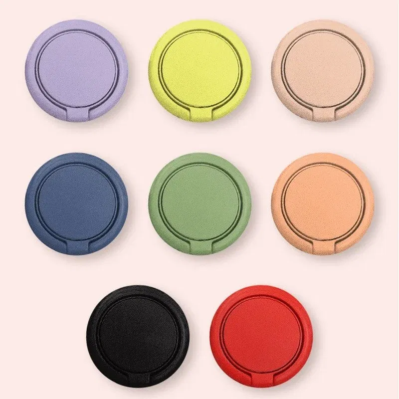 Color: Sapphire - Ring Buckle Phone Holder Stand All Metal Paint Mobile Phone Buckle Finger Ring Phone Holder for Phone Iphone Accessories