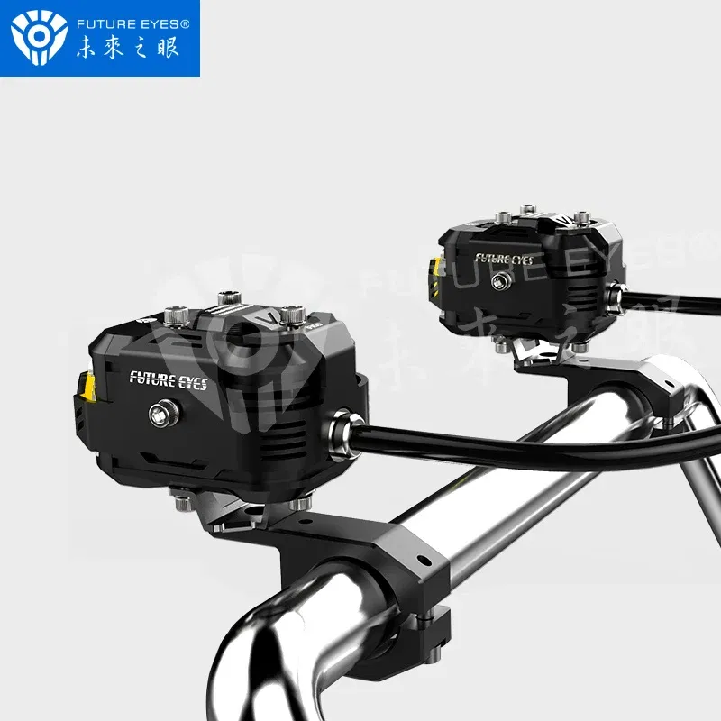 Color: Black, Ships From: CHINA - Future Eyes F150 Motorcycle Led Spotlight 6000 LM Electric Vehicle Auxiliary Road Far And Near Light Tangent Light Flashing Lens