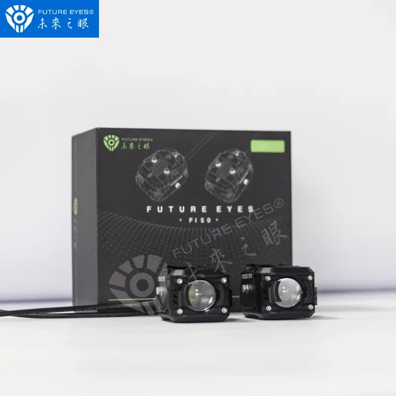 Color: Black, Ships From: CHINA - Future Eyes F150 Motorcycle Led Spotlight 6000 LM Electric Vehicle Auxiliary Road Far And Near Light Tangent Light Flashing Lens