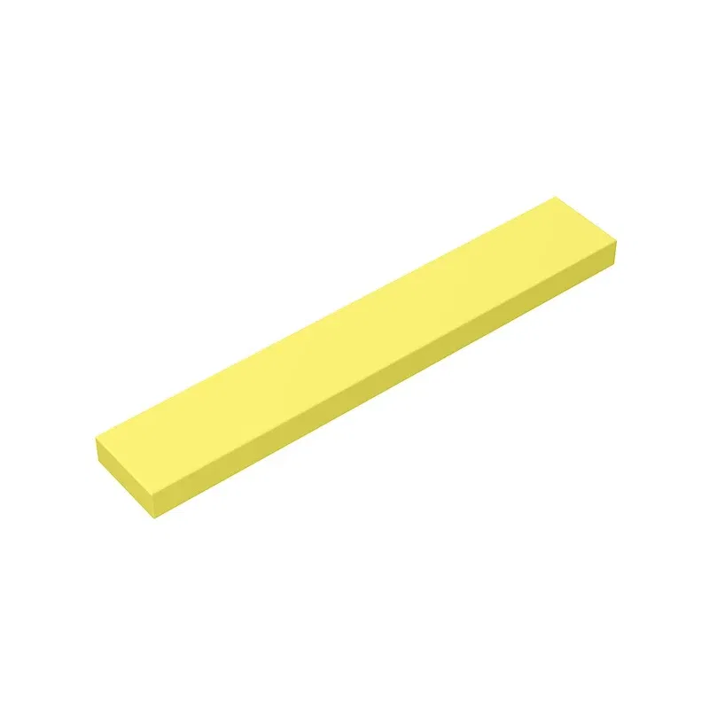 Color: Apricot - Gobricks GDS-564 Tile 1 x 6 compatible with lego 6636 pieces of children's toys Building Blocks Technical