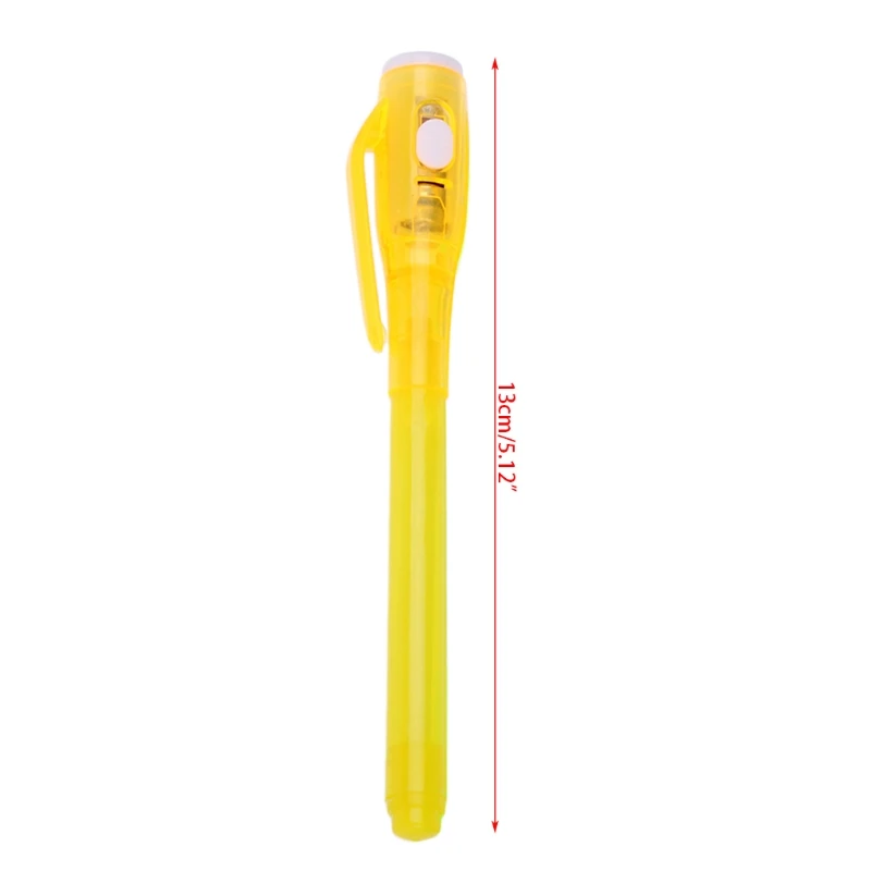 Invisible Pen Writing Secret Message Gadget With UV Light Stationery P9JD