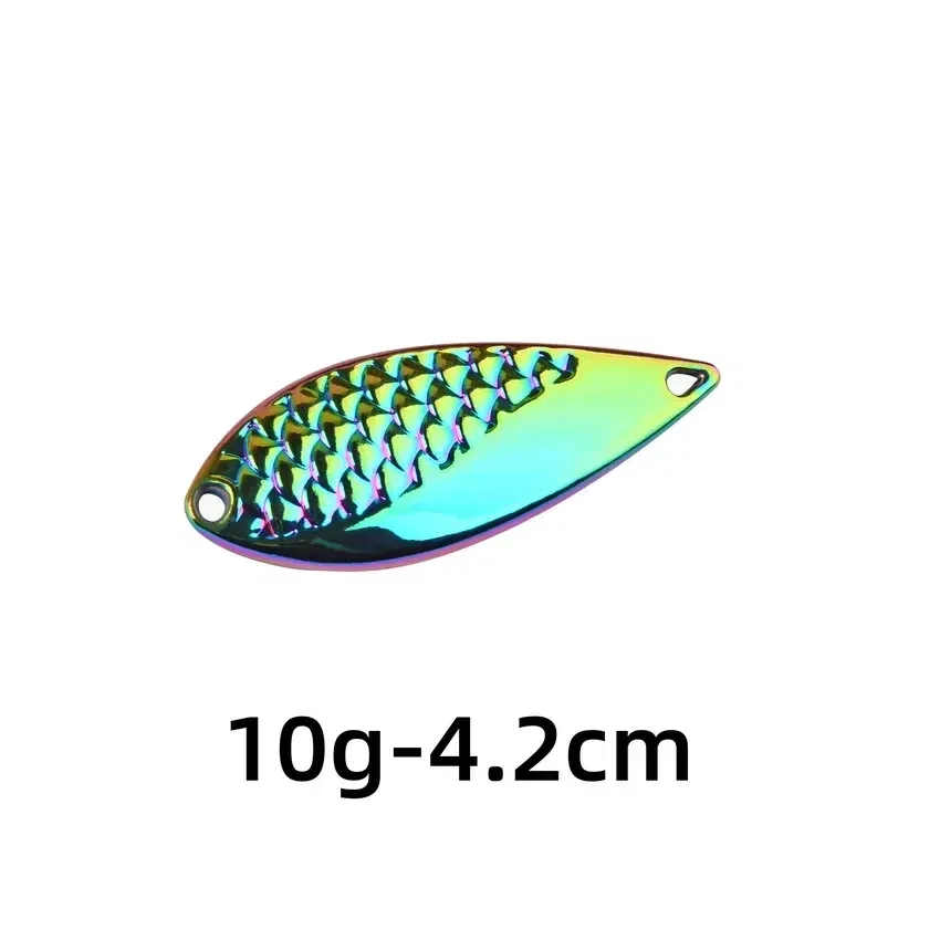 Color: Black Blue - Metal Spoon Sequin Fishing Lure 2.5g 3.5g 5g 7g 10g 15g 20g Pesca Leech Jig Wobbler Crankbaits for Fly Fishing Hard Baits Lures