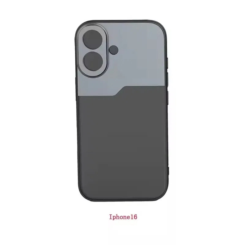 Color: Rose - 17MM Thread Phone Case for iPhone 14 15 16 Plus Pro Max Anamorphic Macro Wide Angle 17MM Lens Mount Phone Case for Ulanzi Kaise