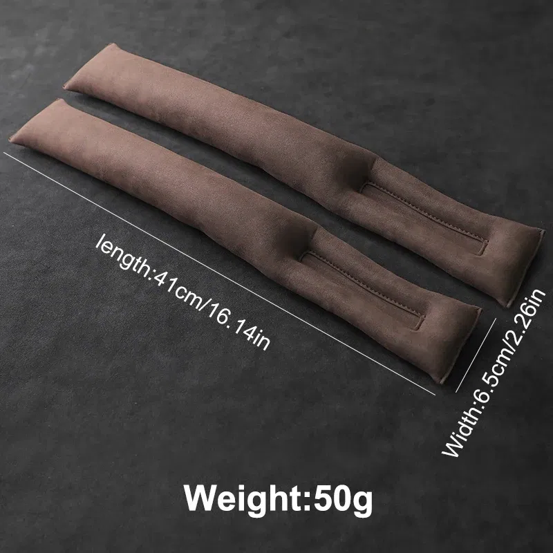 Color Name: WHITE, Size: s, Ships From: CHINA - 2pcs Car seat gap stuffing strips, anti-leakage and anti-falling gap stuffing strips, suede edge, gap filling strips, interior
