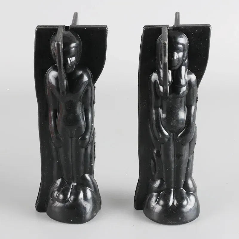 Color: Brown - DIY Candle Mold Humanoid Candle Mold Men and Women Shape Candle Making Supplies Plaster Mold Resin Mold Fondant Tools Soap Mold