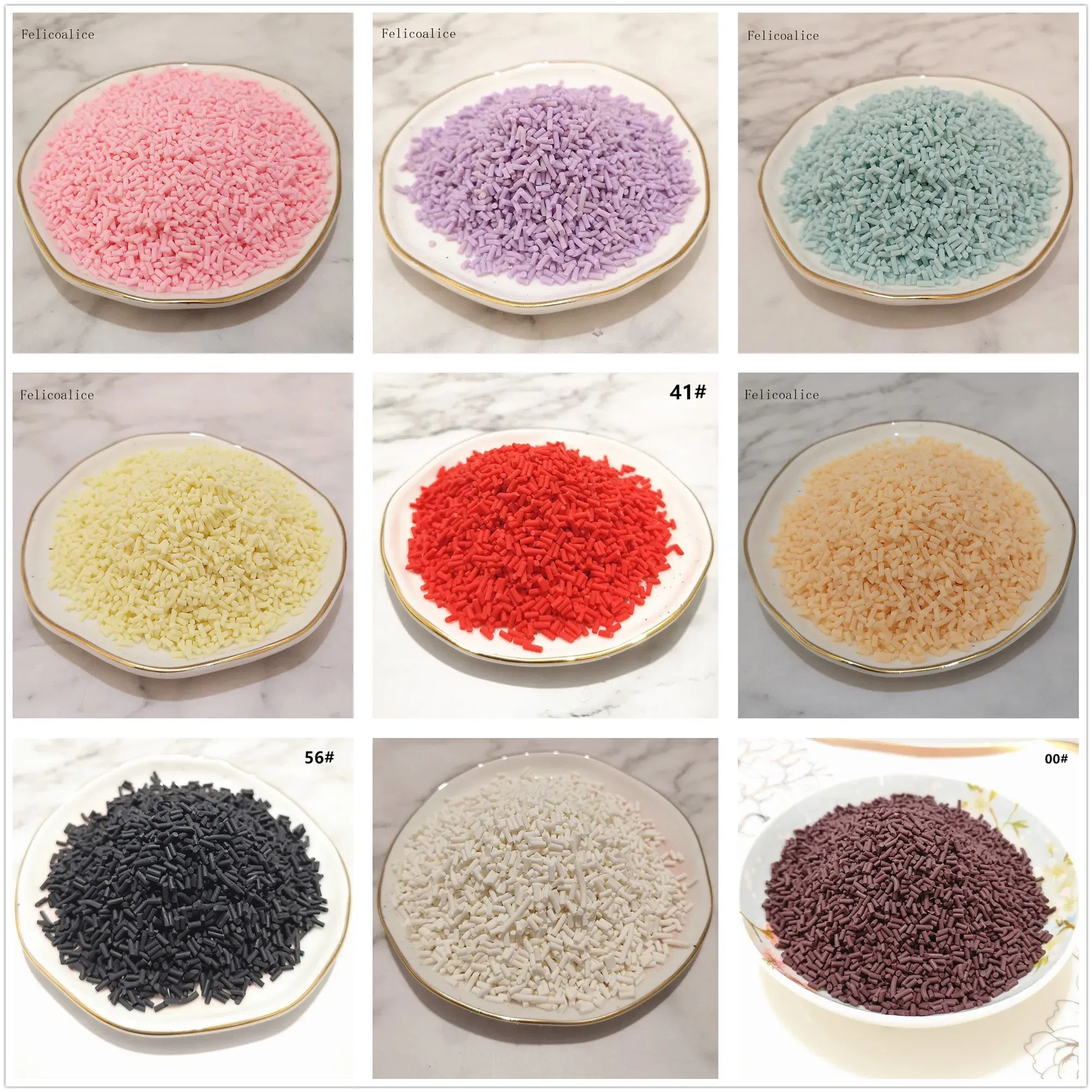 Color: Chocolate - 20g Polymer Clay Fake Candy Sweets Sugar Sprinkle Decorations Cake Dessert Simulation Food Dollhouse Miniature
