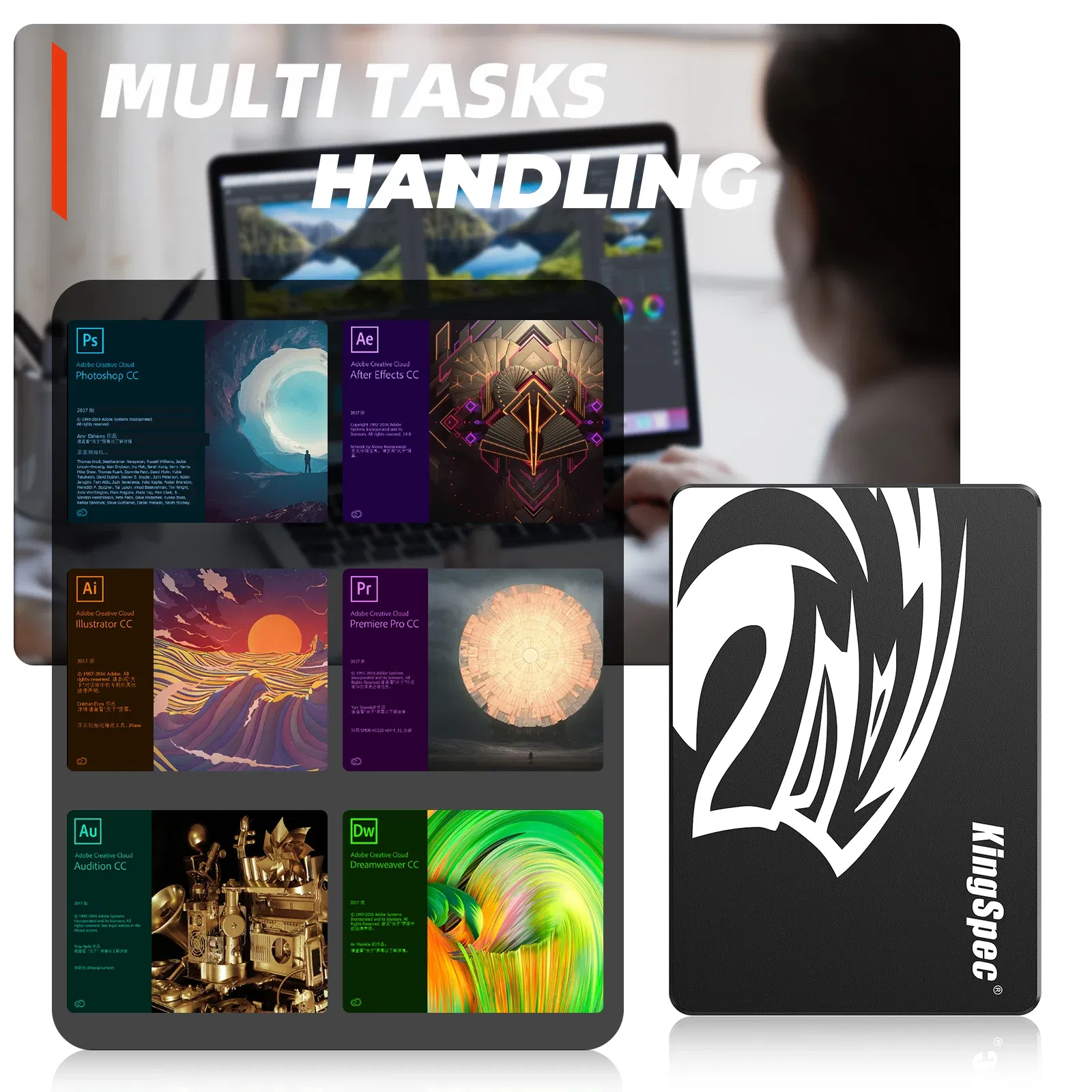 SSD Capacity: 480GB - KingSpec SSD Drive HDD 2.5 Hard Disk SSD 240GB 480GB 1TB 2TB 512GB 960GB SATA3 Disk Internal Hard Drive for Laptop PC