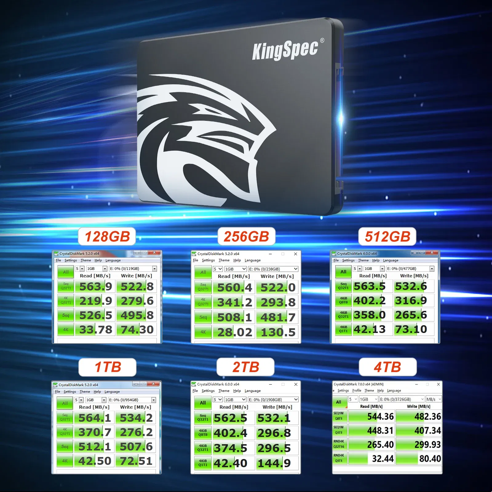 SSD Capacity: 480GB - KingSpec SSD Drive HDD 2.5 Hard Disk SSD 240GB 480GB 1TB 2TB 512GB 960GB SATA3 Disk Internal Hard Drive for Laptop PC