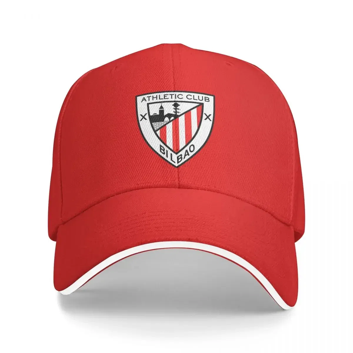 Color: Red, Size: XS - Club The Los Leones Athletics Bilbao Baseball Cap Adult Hip-Hop Sun Hats Hat Breathable Polyester Sports Cap Summer Hat