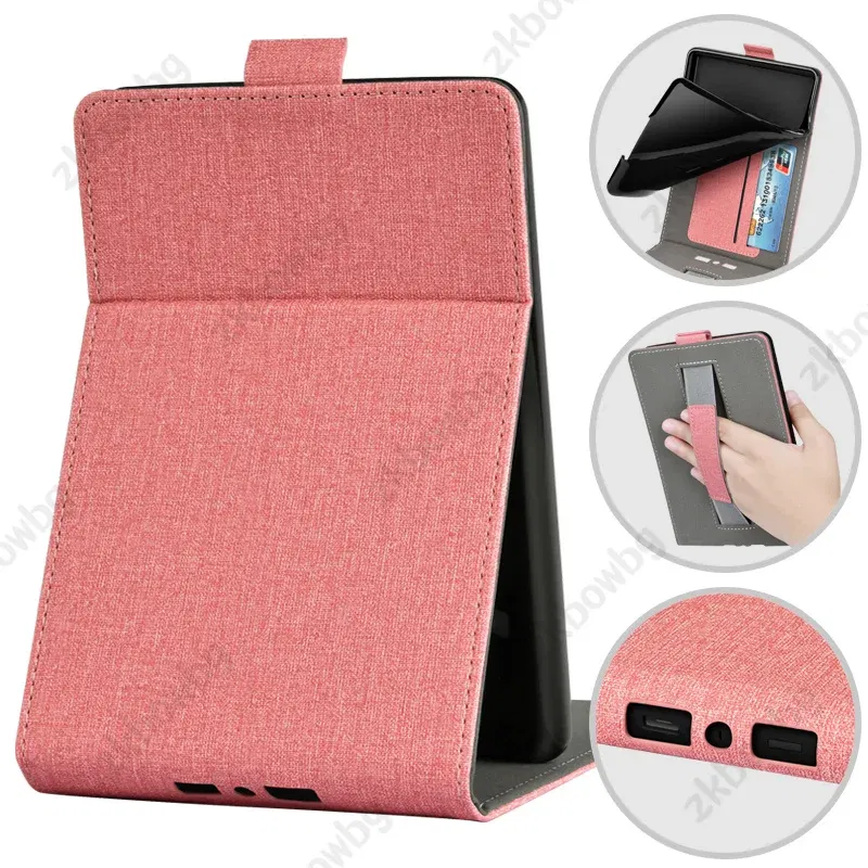 Color: ROSE RED, Size: Fourteen - Cute Smart Case for 6.8' 6'' Kindle Paperwhite Signature 11th Generation Edition 12th 2024 7'' 7th 10th 6th M2L4EK RS23CV Cover