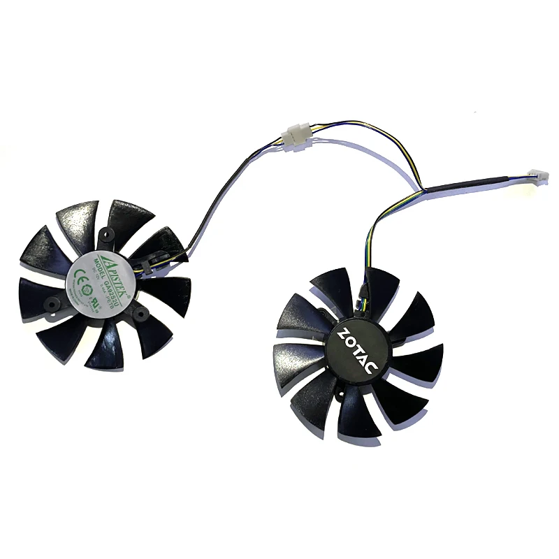 Color: Gold - DIY 85MM GA92S2U GA92A2H 4PIN GTX 1660 1660Ti GPU Graphics Fan Zotac GeForce RTX 2060 2070 SUPER Mini Video Card Cooling Fans