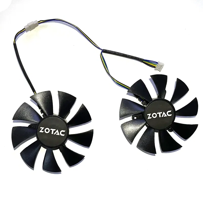 Color: Gold - DIY 85MM GA92S2U GA92A2H 4PIN GTX 1660 1660Ti GPU Graphics Fan Zotac GeForce RTX 2060 2070 SUPER Mini Video Card Cooling Fans