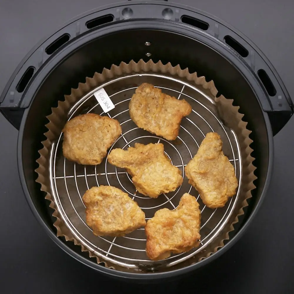 Color: light yellow - 304 Stainless Steel Steamer Rack Multifunction Pot Steaming Tray Dumplings Eggs Grill Stand Kitchen Tableware Cooking Utensils
