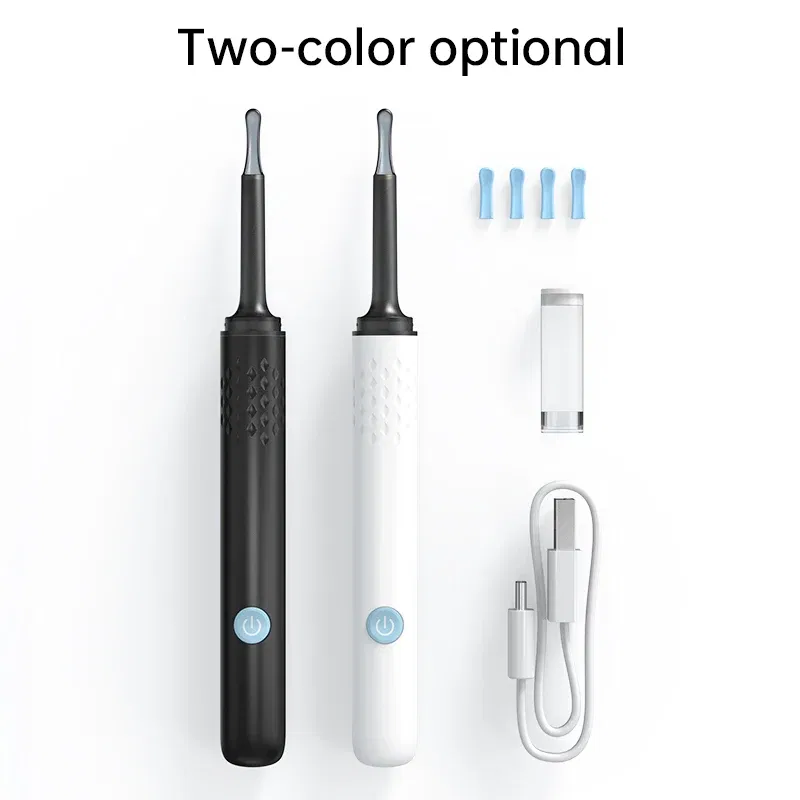 Color: Brown - Visual Ear Cleaner With Camera 6 LED Lights 4.0mm Lens Ear Wax Removal Tool ?‹500W Pixel Camera Take Video 500W HD Earpick Gifts