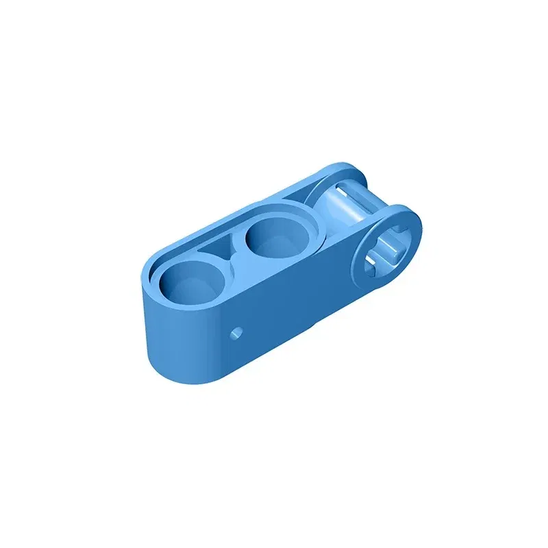 Color: Orange - Gobricks GDS-936 Technical, Axle and Pin Connector Perpendicular 3L with 2 Pin Holes compatible with lego 42003 Educational