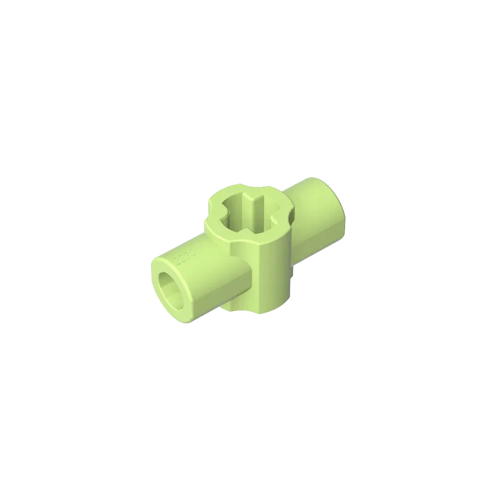 Color: WHITE - Gobricks GDS-2230 Technical Axle Connector Hub with Perpendicular compatible with lego 24122 Assembles Building Blocks