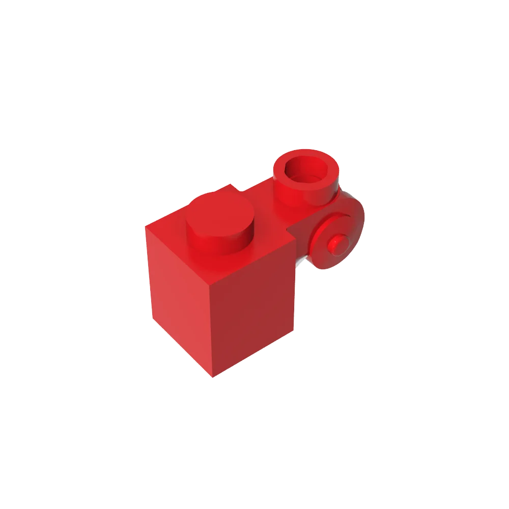 Color: green - Gobricks GDS-M150 Brick Special 1 x 1 with Scroll with Open Stud compatible with lego 20310 Assembles Building Blocks