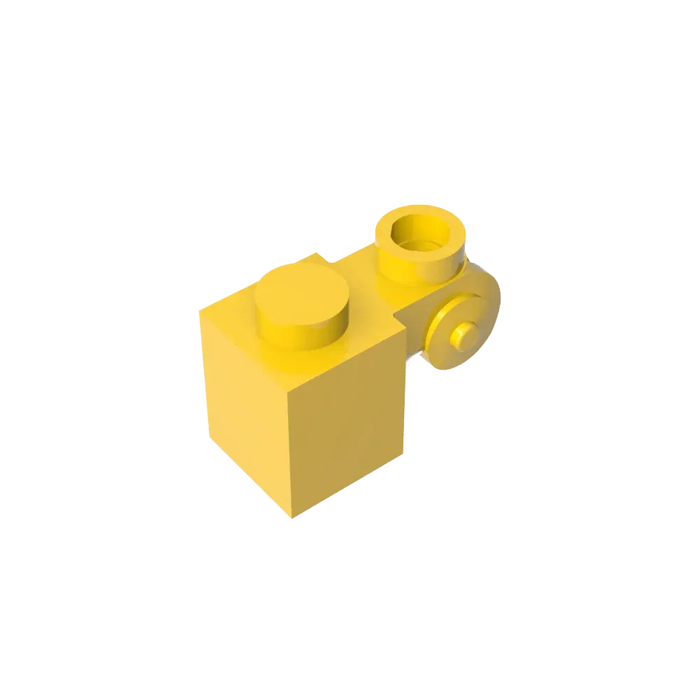 Color: green - Gobricks GDS-M150 Brick Special 1 x 1 with Scroll with Open Stud compatible with lego 20310 Assembles Building Blocks