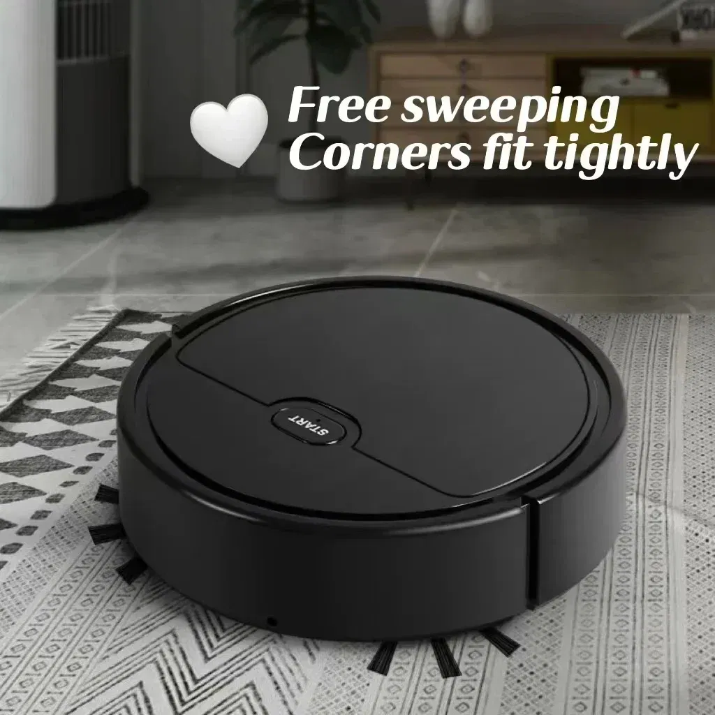 Color: WHITE - Sweeping robot automatic three-in-one wipe mop intelligent silent household lazy sweeper vacuum cleaner