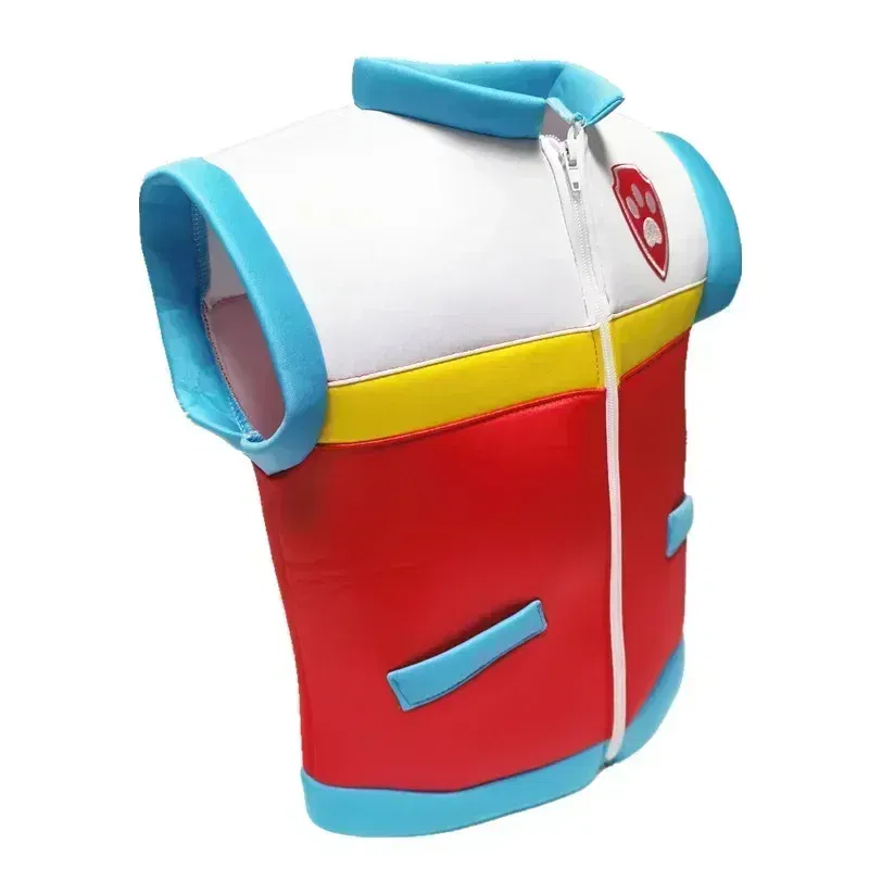 Color: WHITE, Size: 14cm - PAW Patrol Captain Ryder Cosplay Costume Vest Kids Boy Anime Harajuku Carnival Children Waistcoat Party Fancy Suit Costumes Gift