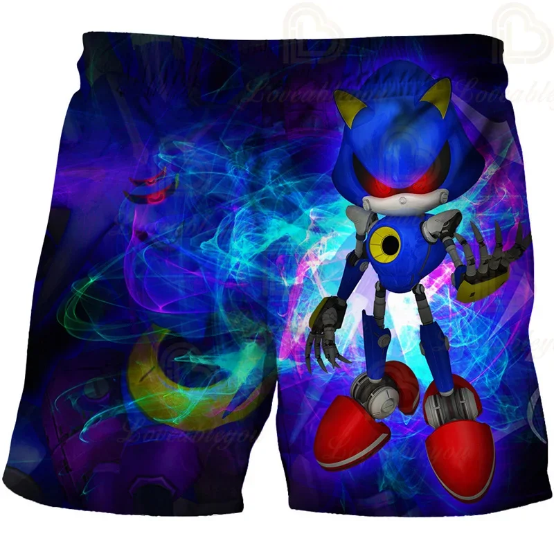Color: Brown, Kid Size: 6 - New Anime Kids Sonic Shorts Fashion Boys Girls Clothes Harajuku Cute Baby Cartoon Casual Summer Boy Boy Beach Pants