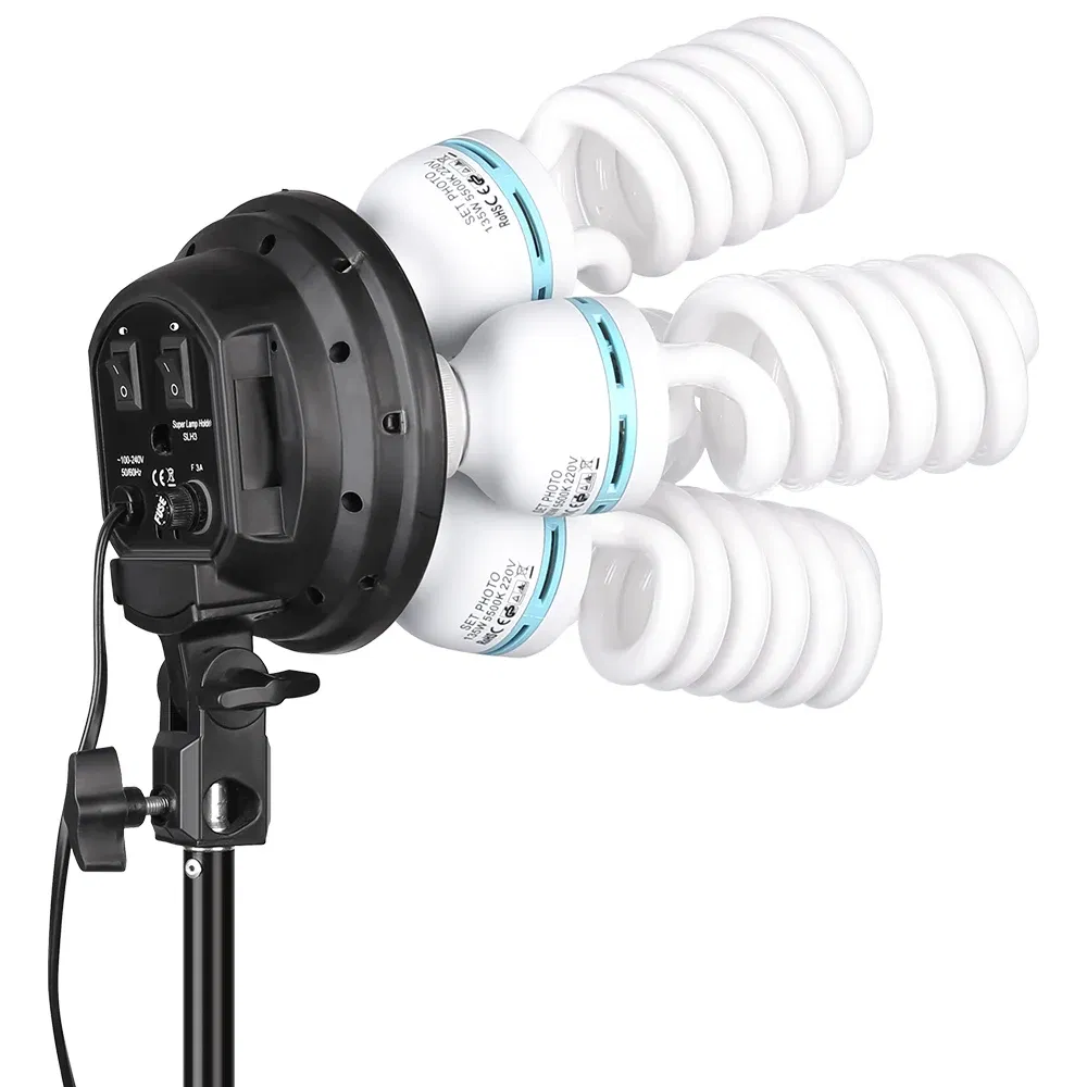 Color: Orange, Ships From: CHINA - Photography 50x70CM Softbox Lighting Kits Professional Light System With E27 Photographic Bulbs Photo Studio Equipment