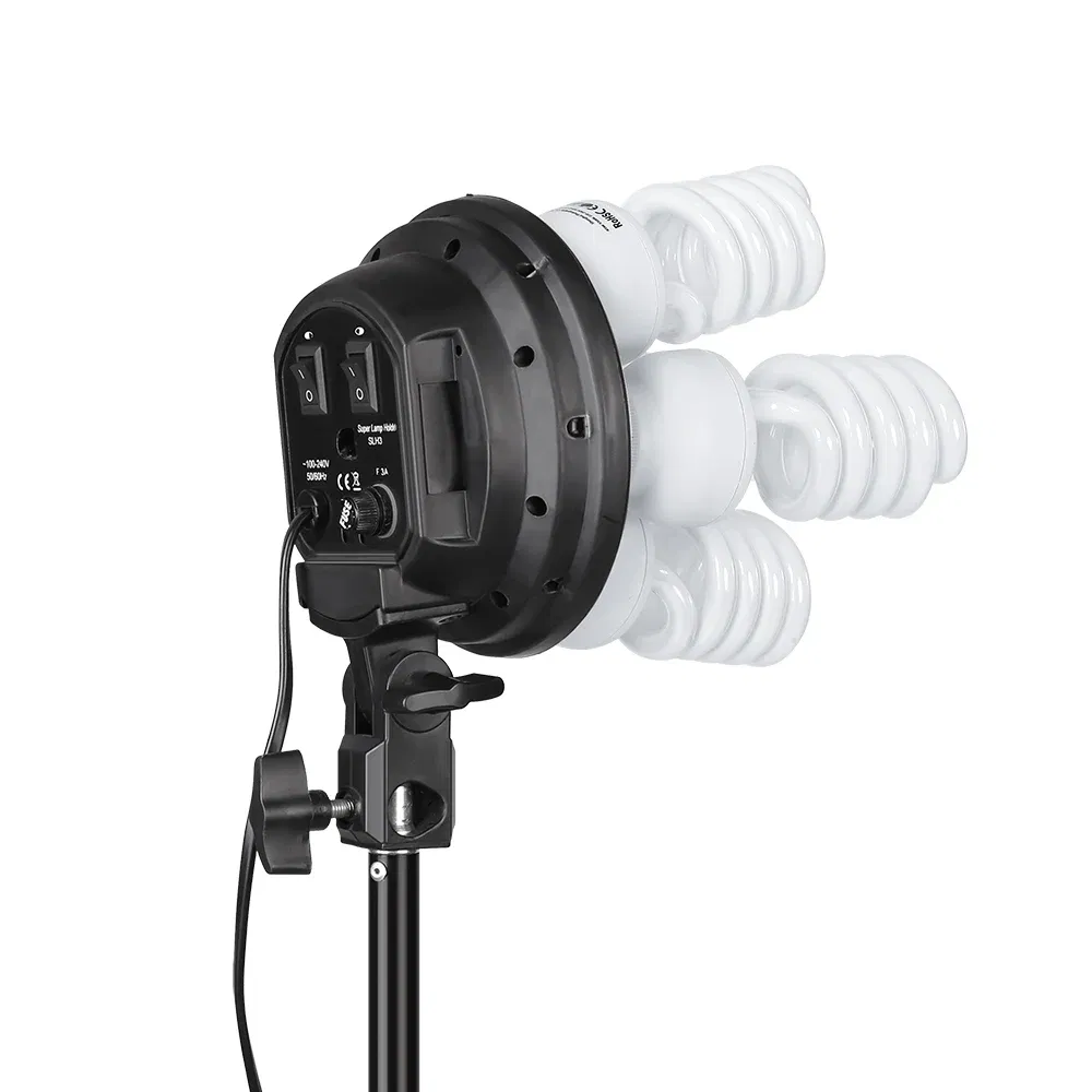 Color: Orange, Ships From: CHINA - Photography 50x70CM Softbox Lighting Kits Professional Light System With E27 Photographic Bulbs Photo Studio Equipment