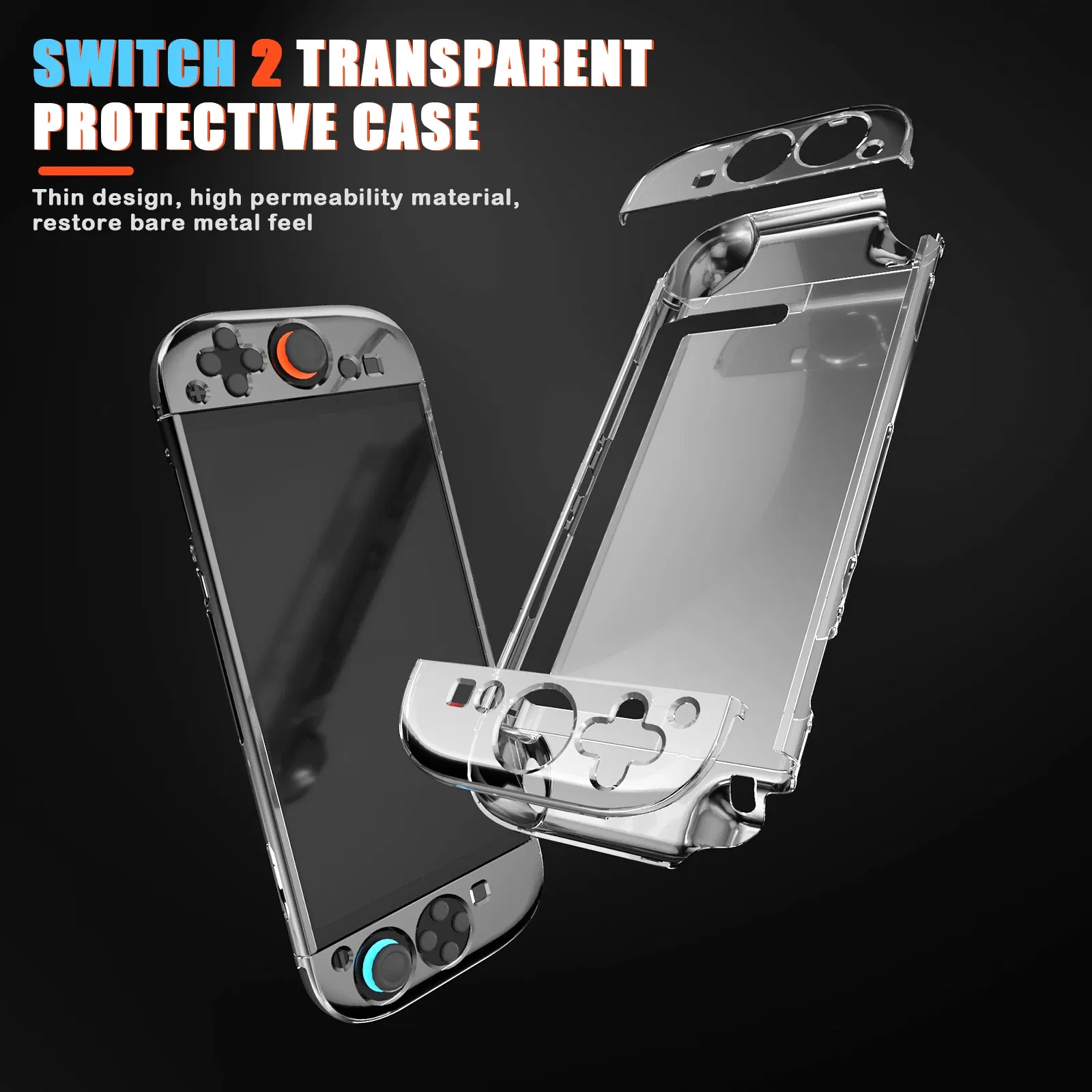 Color: WHITE - 2025 New Nintendo Switch 2 Travel Carrying Bag Protective Cover Hard Shell Pack Game Travel Storage Bag Joy-Con Protective Cover