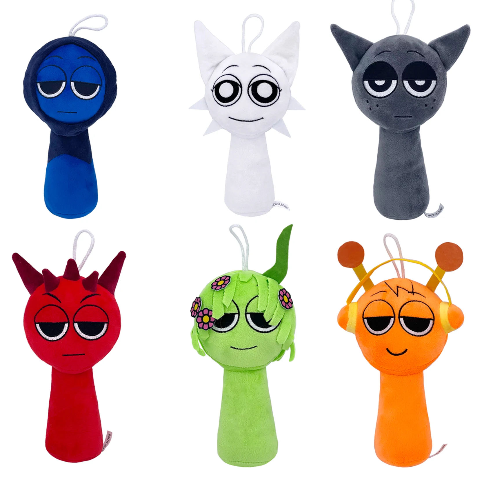 Color: DeepPink - Sprunki Plush Toys Sprunki Incredibox Plushie Sprunki Soft Game Cartoon Pillow Kids Birthday Gifts Stuffed Dolls Christmas Gift