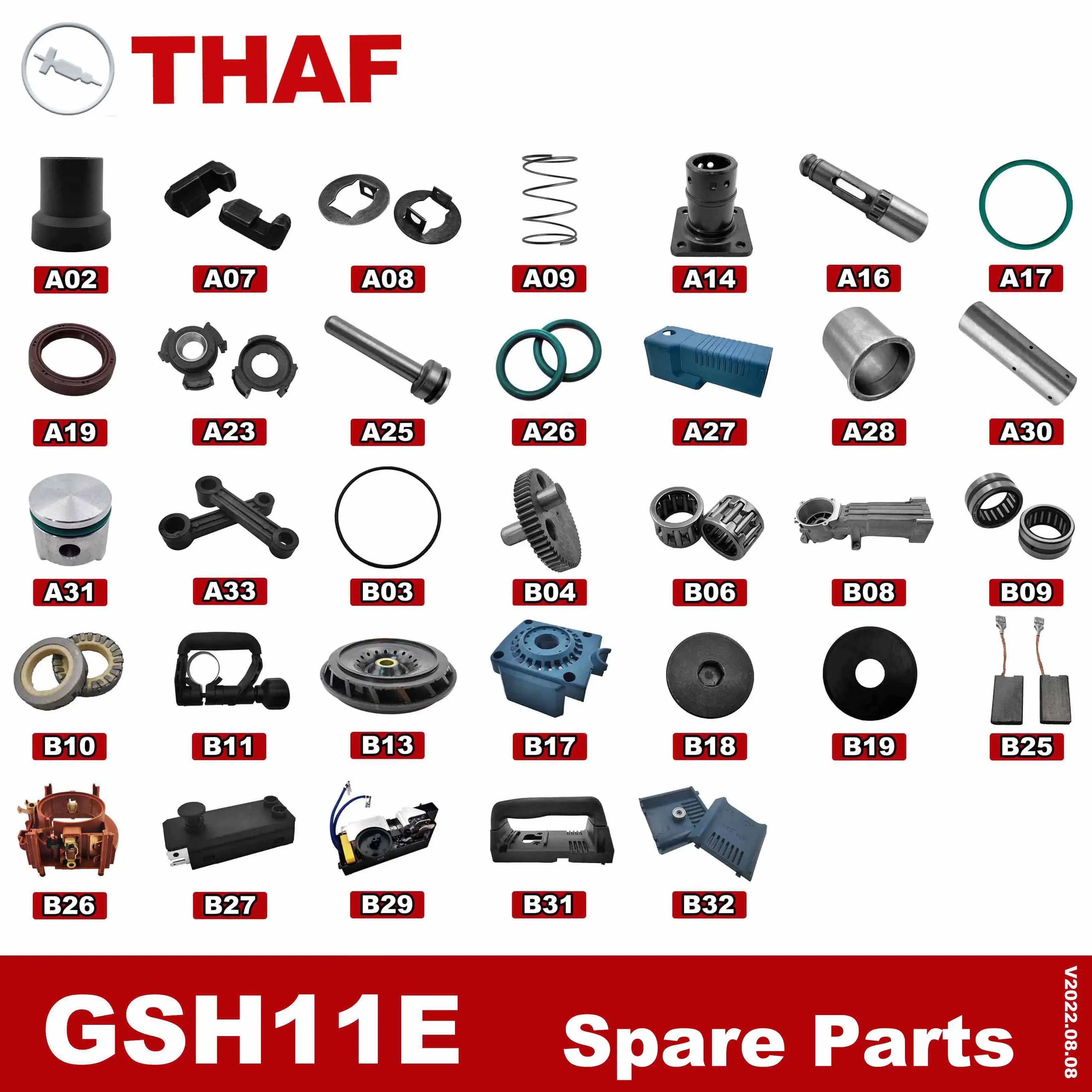 Color: MAROON, Ships From: CHINA - Speed Governor Replacement Spare Parts for Bosch Demolition Hammer GSH11E GSH 11E B29 (220V/110V Now Available)