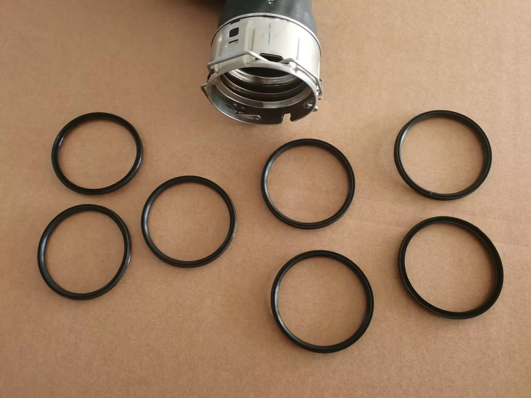 Color: black - Rubber Seals Oring Seal For Intercooler Turbo Hose Quick Release Adapter Connector BMW Audi Mercedes Volvo VW Toyota Hover Alfa