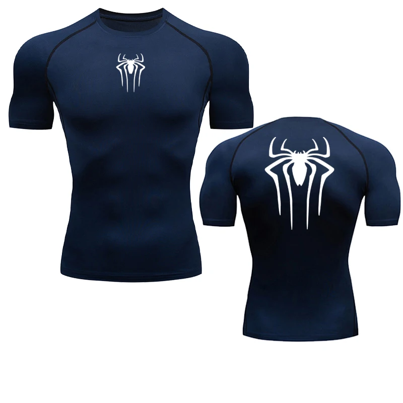 Color: Gold, Size: M - Printed Men's Athletic Compression Shirts Athletic Quick Dry Breathable Rash Guard Athletic Tight Workout Tops Summer Men