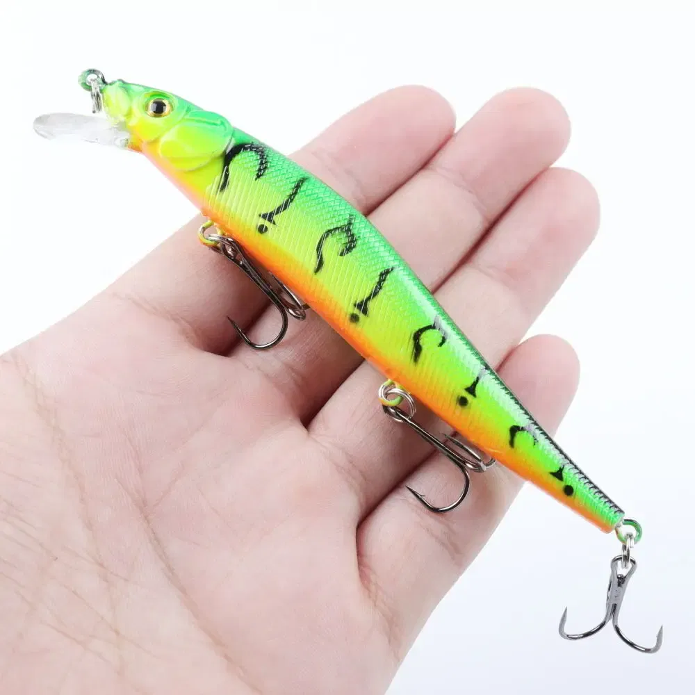 Color: Red - Fishing Lure 11.5cm/14g Artificial Bionic Swing Hard Bait Tackle 3D Eyes Hook Wobbler Carp Fishing Pesca for Bass Pike 5/10Pcs