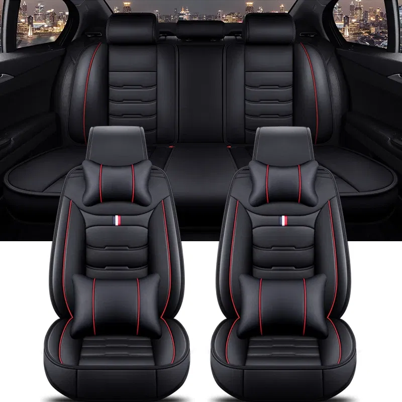Color Name: Light Grey, Ships From: CHINA - Universal Car Seat Cover for HYUNDAI All Car Models Solaris Sonata Creta Encino Elantra Ix25 Ix35 Kona Auto Accessories Interior