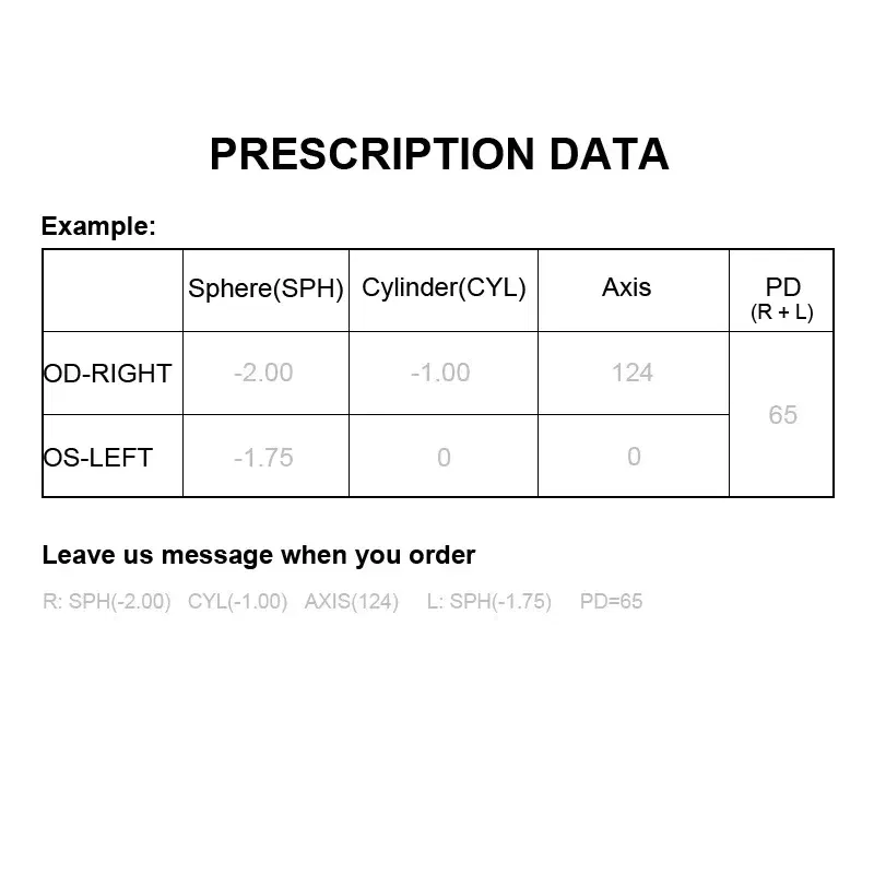 Lenses Color: WHITE, Lens Index: 1.61 - 1.61 1.67 Anti Blue Light Photochromic Free Form Progressive Lenses Transition Dark Grey Brown Multifocal Customized Lens