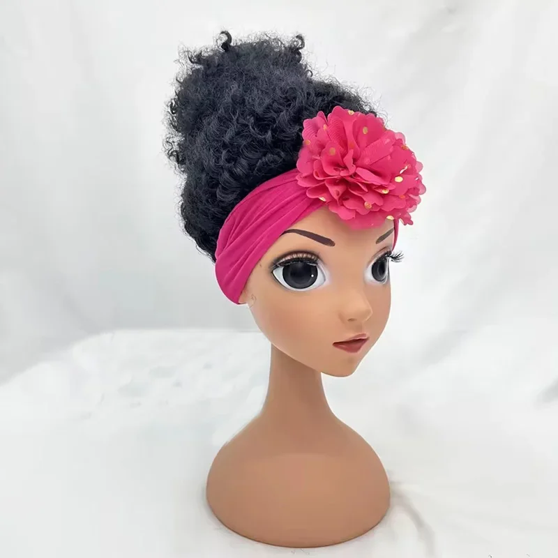 Color: Sky blue, Ships From: CHINA - Popular Beauty Girls Full Head Feel Like Human Hair Wig for Kids Girls Synthetic Headband Wigs Soft Breathable Wigs for Baby