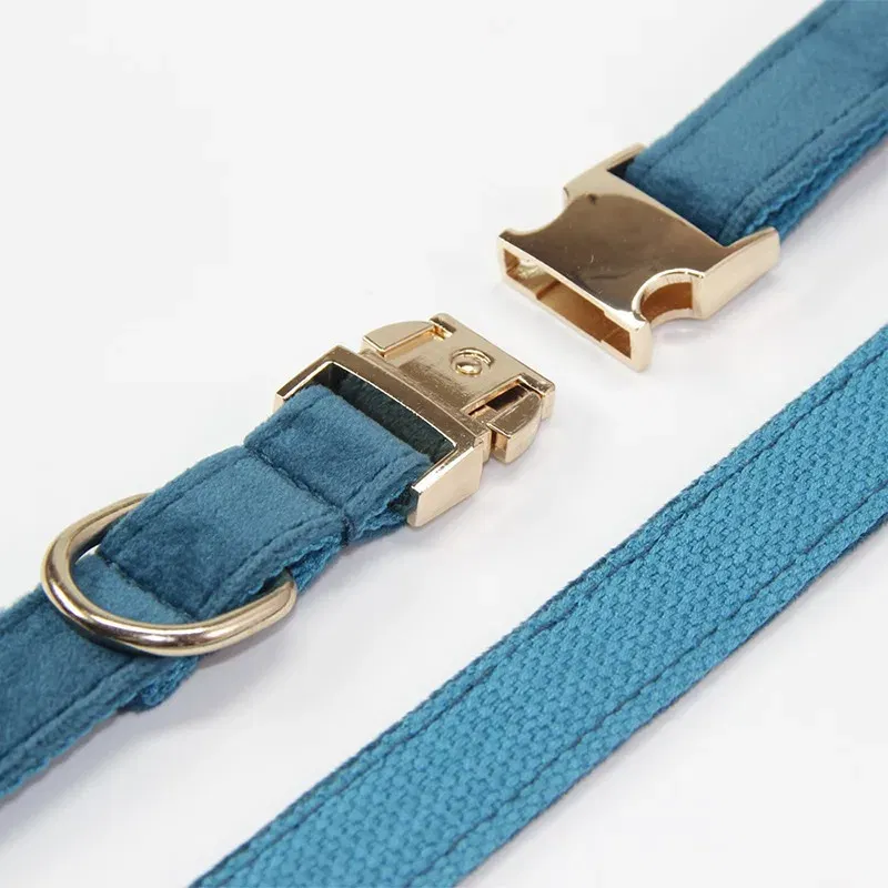 Color: Yellow, Size: M - Customized Deerskin Cat and Dog Collar, Adjustable Rope Set, Durable and Personalized, Free Engraved Pet Nameplate, ID Label, Al