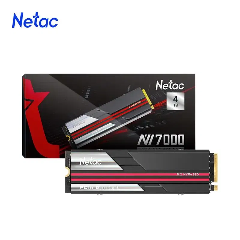 Color: Orange, Ships From: CHINA - To 7+ Netac M2 SSD 1tb SSD M.2 NVME Hard Disk PCIe 4.0x4 HD 1TB M2 2280 Internal Solid State Drive with Heat Sink for PC