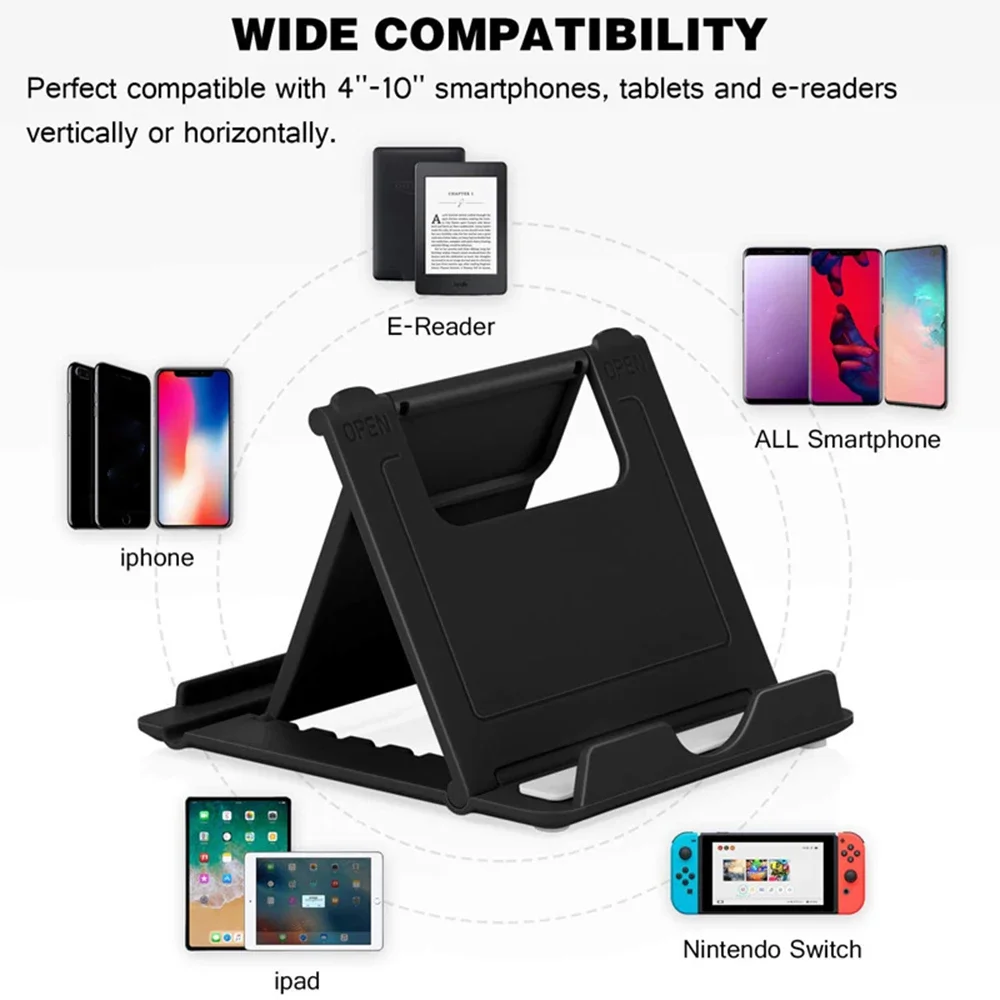 Color: Other - Table Phone Holder Bracket Desktop Stand For iPad iPhone Samsung Xiaomi Huawei Folding Universal Mobile Phone Stand