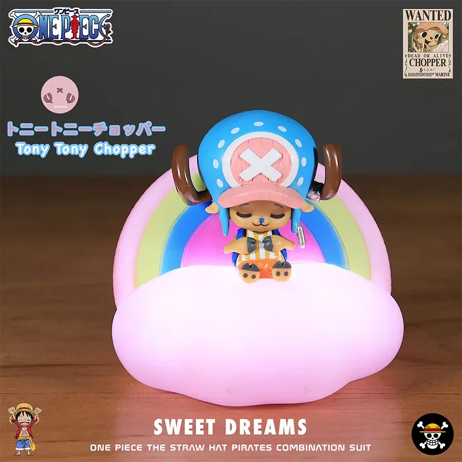Color: black - Original One Piece Night Light Luffy Zoro Sanji Anime Figure Lamp Soft Light Bedroom Bedside LED Light Room Children Toys Gift